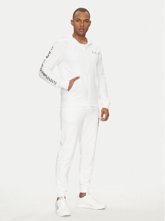 Felpa EA7 7M000568 WHITE/BLACK