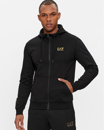 Felpa EA7 7M000568 BLACK / GOLD