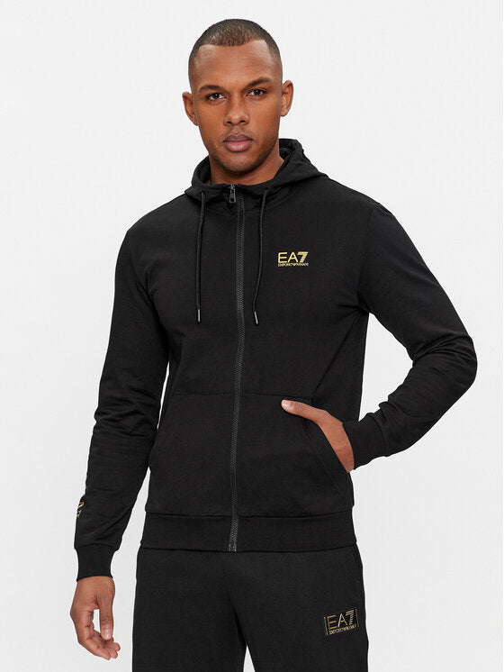 Felpa EA7 7M000568 BLACK / GOLD
