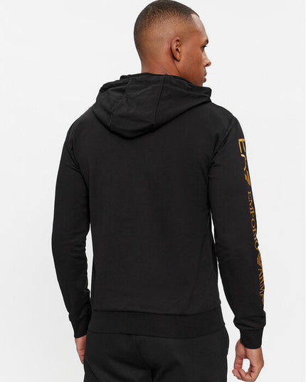 Felpa EA7 7M000568 BLACK / GOLD