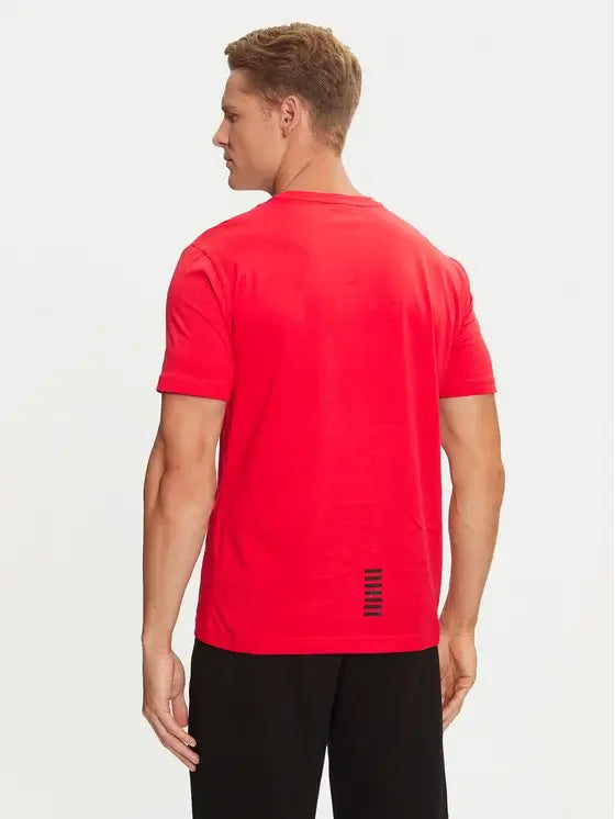 emporio-armani-ea7-t-shirt-uomo-cotone-regular-fit-casual-traspirante-rosso-8NPT25-1461-PJVPZ