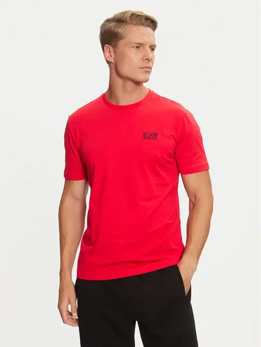 emporio-armani-ea7-t-shirt-uomo-cotone-regular-fit-casual-traspirante-rosso-8NPT25-1461-PJVPZ