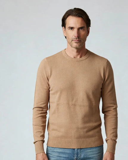 Maglione Ovidio Borin MGLN002 tabacco
