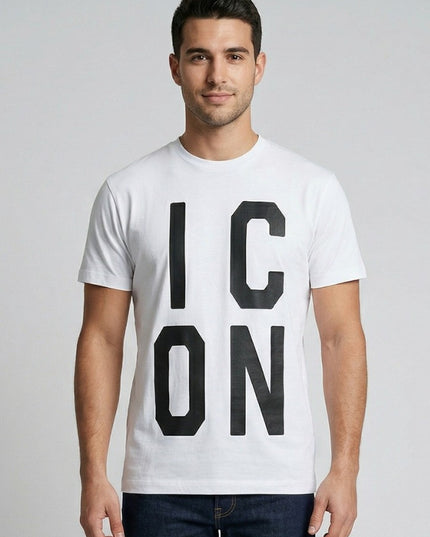 T-shirt ICON IUT003 bianco