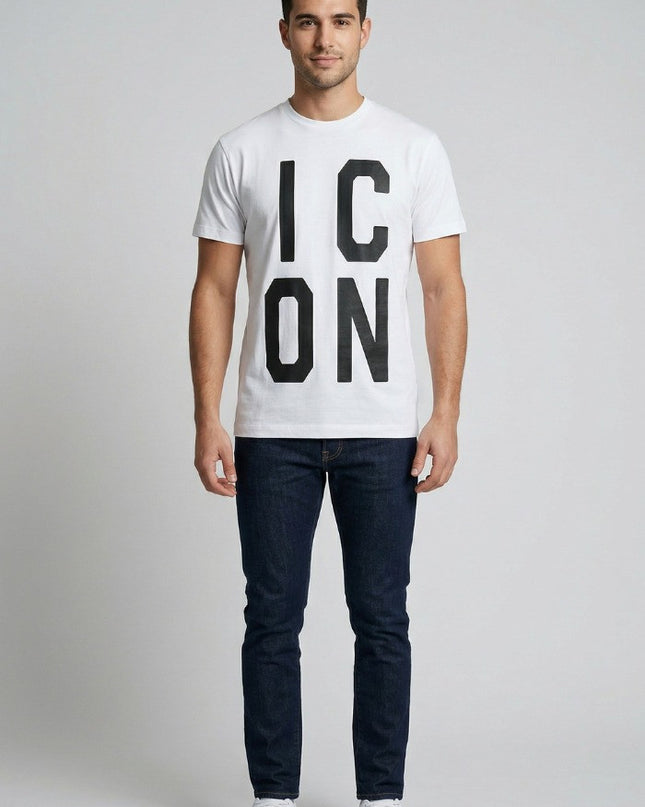 T-shirt ICON IUT003 bianco