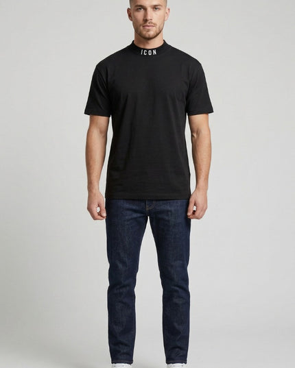 T-shirt ICON IUT008 nero e bianco
