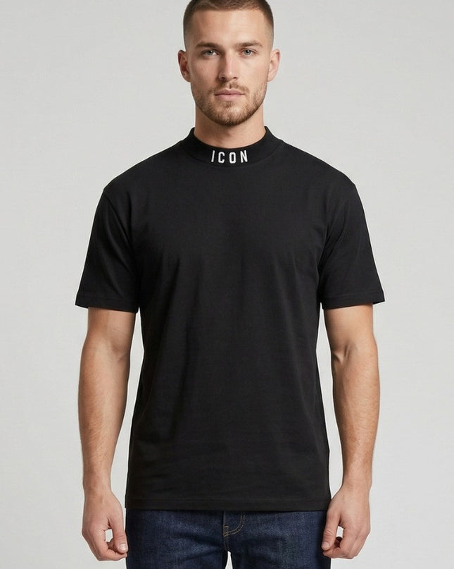 T-shirt ICON IUT008 nero e bianco