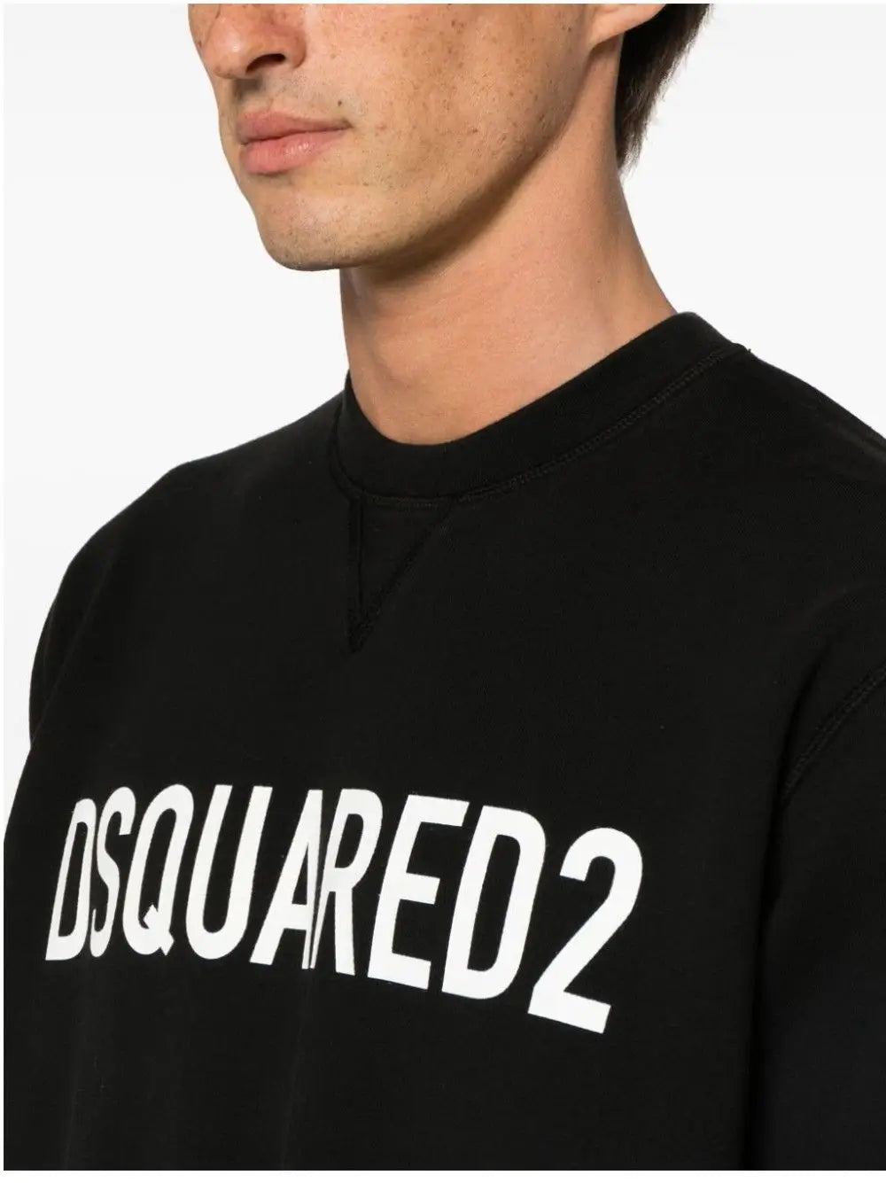 dsquared2-icon-felpa-S74GU0663-900-nera-regular-fit