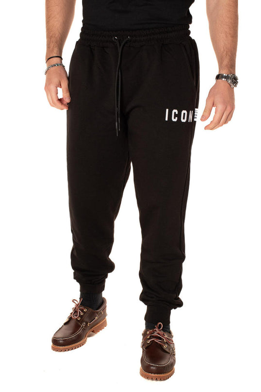 Pantalone ICON IUP003 nero e bianco