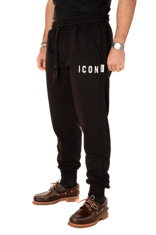 Pantalone ICON IUP003 nero e bianco