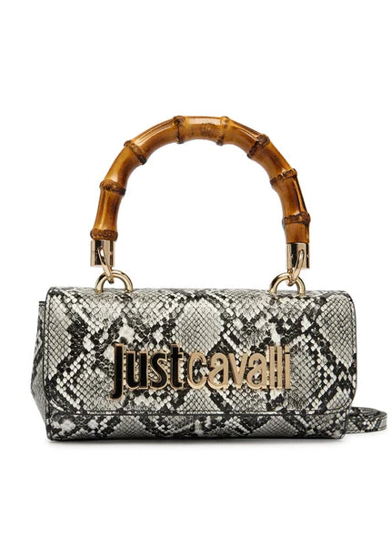 Borsa Just Cavalli Donna 80RA4BD1 bianco e nero