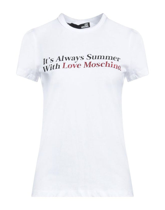 Moschino tshirt W4F732NM3876 A00 White