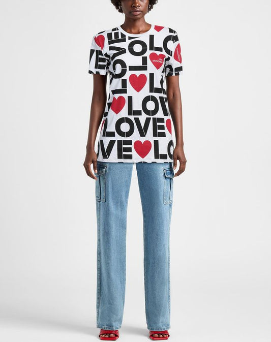 Moschino tshirt W4F732PM3876 a00 white