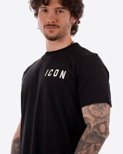 T-shirt ICON IUT007 nero e bianco