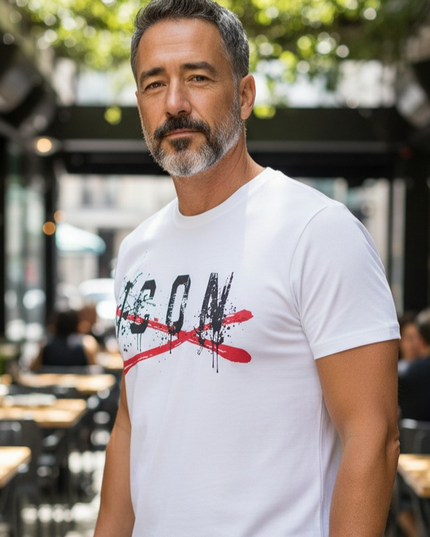 T-shirt ICON IUT015 bianco