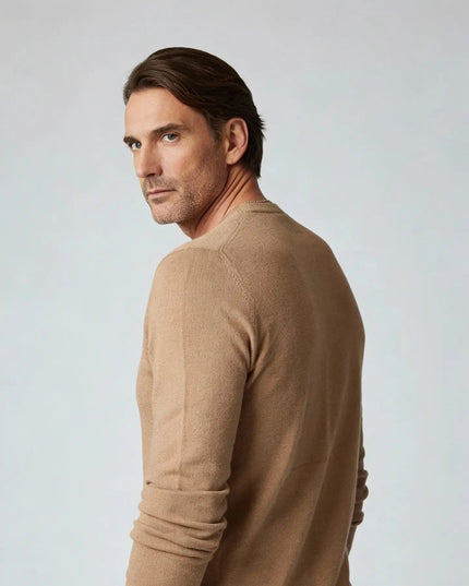 Maglione Ovidio Borin MGLN002 tabacco