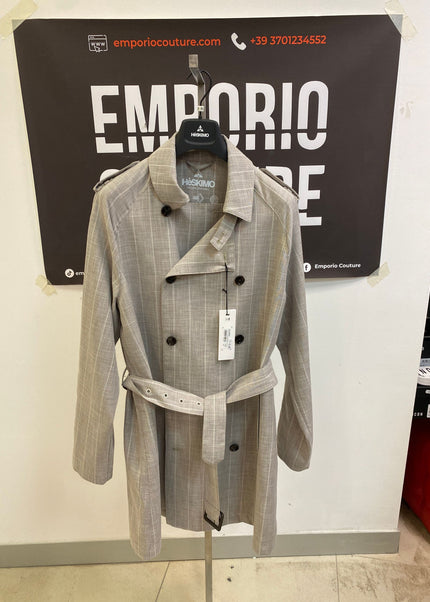 Trench Heskimo HE1440035 Beige gessato