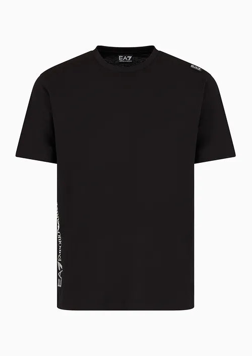 emporio-armani-ea7-t-shirt-uomo-cotone-regular-fit-casual-traspirante-nero-6DPT04-1200-PJVPZ