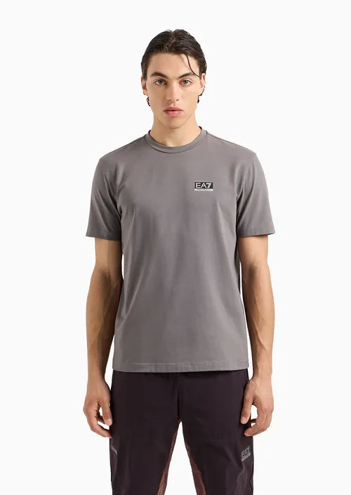 emporio-armani-ea7-t-shirt-uomo-cotone-regular-fit-casual-traspirante-grigio-6DPT15-1992-PJUVZ