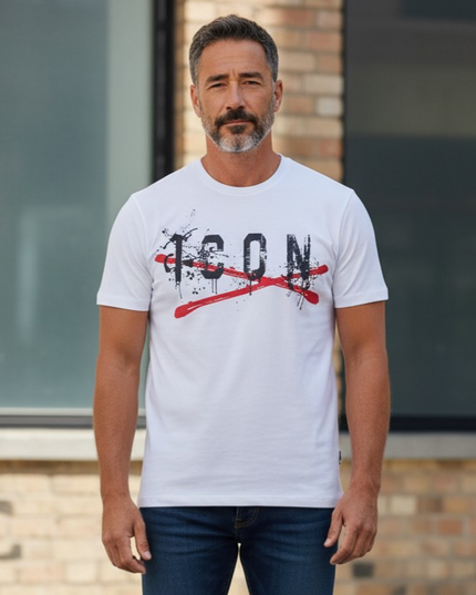 T-shirt ICON IUT015 bianco
