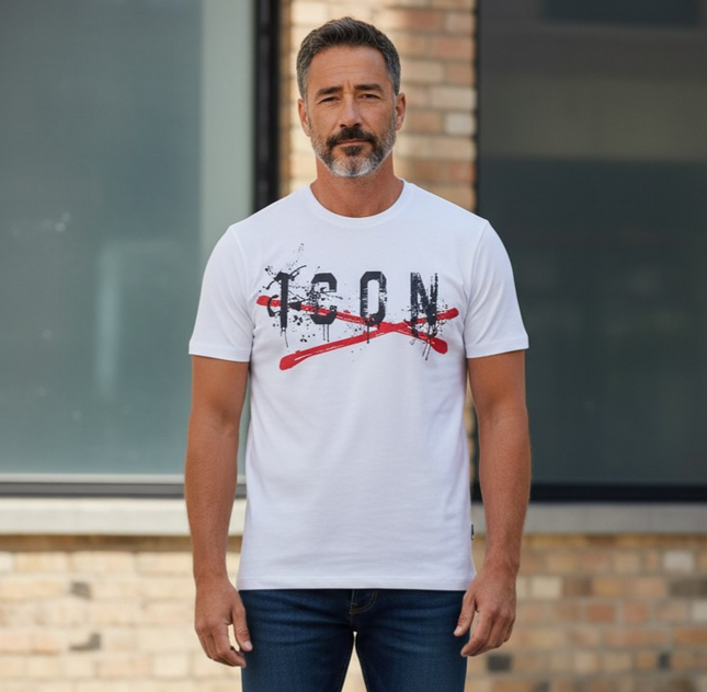 T-shirt ICON IUT015 bianco